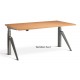 Five Dual Motor Tapered Leg Height Adjustable Desk